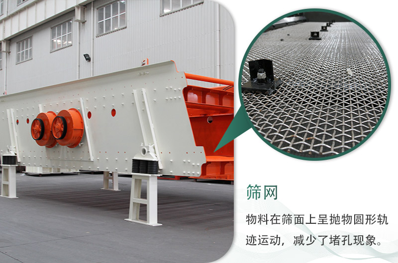 圓形振動篩分設備和篩網細節(jié)展示
