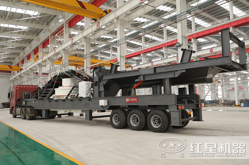 移動式?建筑廢料制砂機(jī)圖片